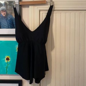 COPY - Torrid Black V Neck No Wire Swim Top So Flattering